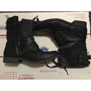 Black Combat Boots